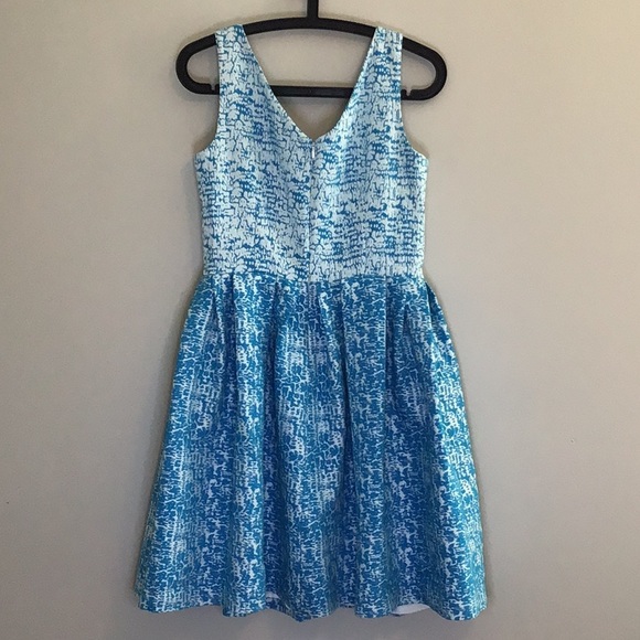 BNWOT Ladies 8 CK No Iron Turquoise Dress - Picture 2 of 2